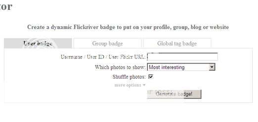 Flickriver - Module Flickr (album hình ảnh) cho Plus P3