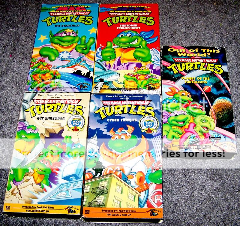 [For Sale] Old Toon TMNT VHS tapes for sale - The Technodrome Forums