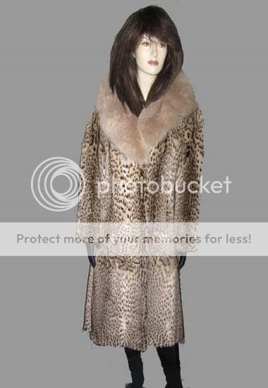 Leopard Print Geoffroys Cat Leopardus Geoffroyi Fur Coat Lynx Small