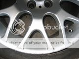   197 8.5x18 alloy wheel rim tire e36 e46 e90 255/35 NOT AS BAD  
