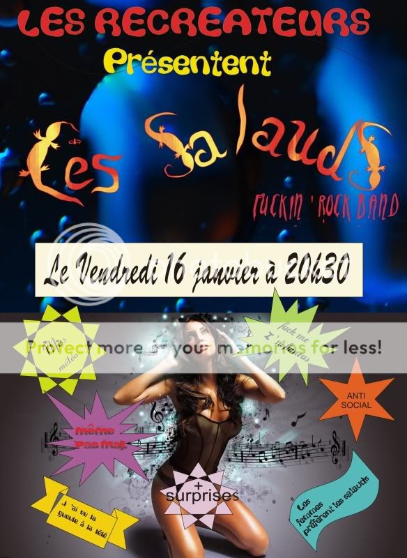 Les SalaudS aux Rcrateurs  le 16/01/2009 Affiche2