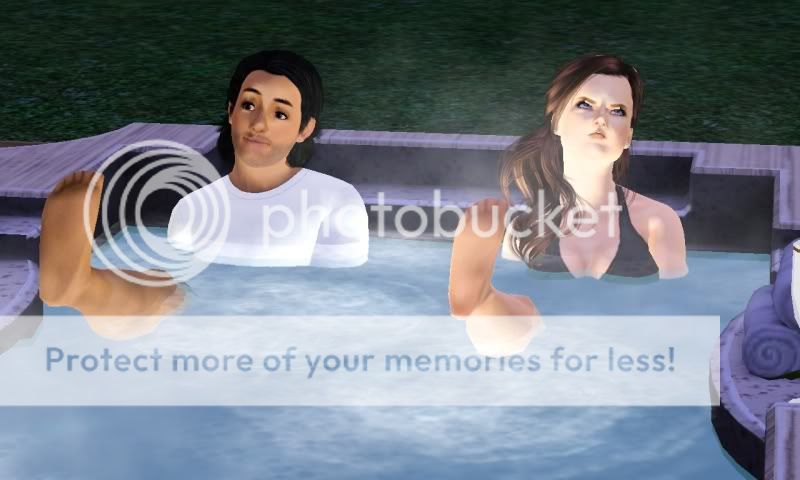 I had my sims go in the hot tub Screenshot-61-1