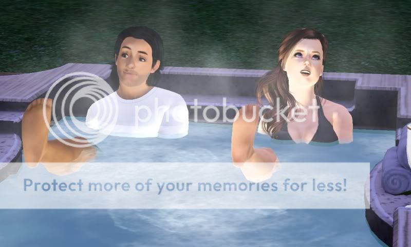 I had my sims go in the hot tub Screenshot-62-1