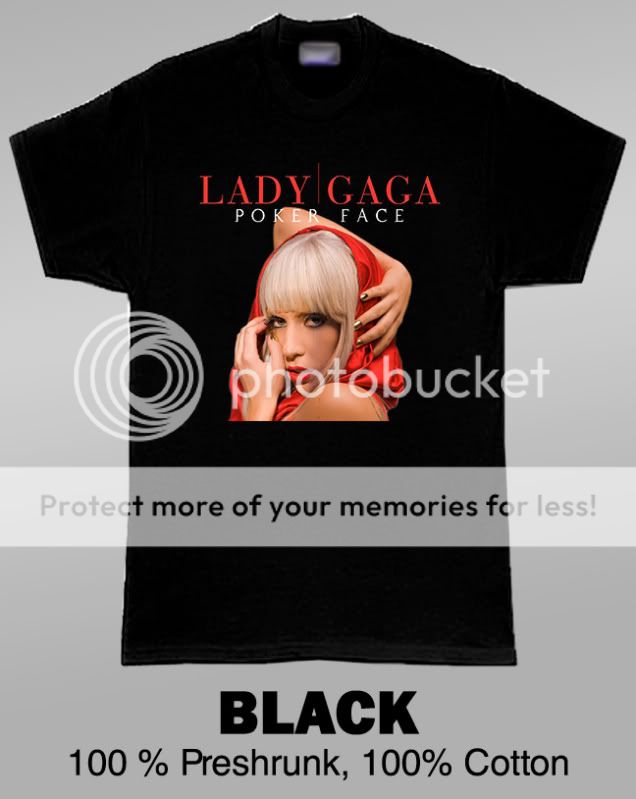 New yorker LadyGaGaPokerFaceT-Shirt