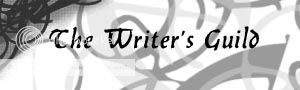 The Writer's Guild banner