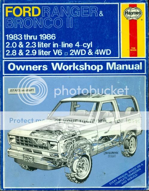 1986 Ford bronco ii manual