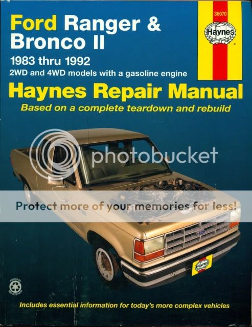 1991 Ford ranger repair manual #2