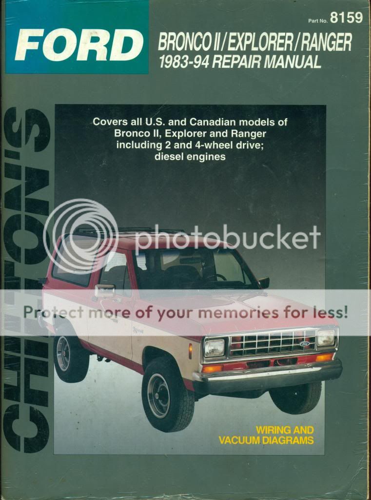 Chilton manual 1992 ford ranger #9