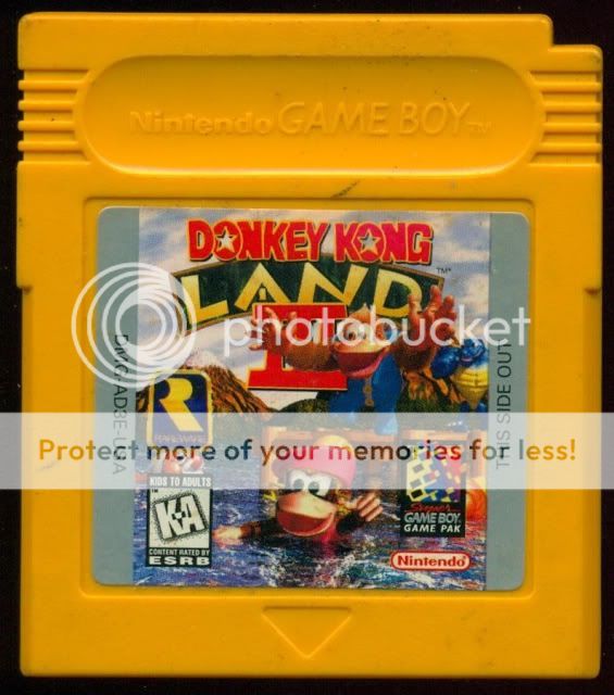 Donkey Kong Land III Nintendo Game Boy Video Game Cartridge Yellow USA 1997 911084911084