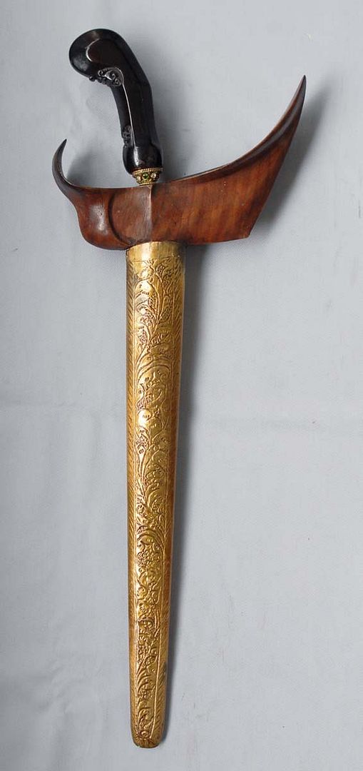 Old Keris 7 Luk Carubuk Cirebon Indonesia Javanese rj12  