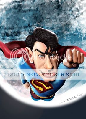         Superman-caricature