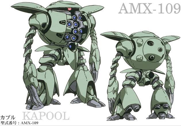 Turn A Gundam, Info. Básica Amx-109kapool
