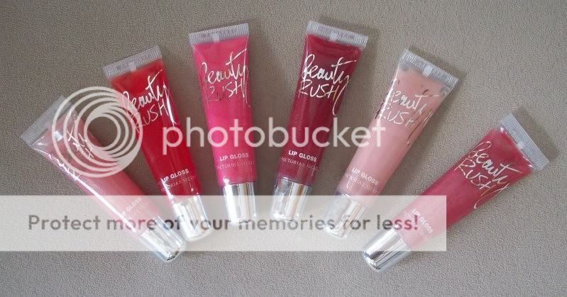 Lot 6 VICTORIAS SECRET Beauty Rush Lip Gloss Passion Fizz Taffy 