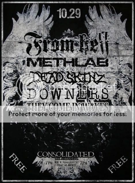 10/29 - From Hell, Downers, Dead Skinz, Methlab, They Come In Waves - FREE! 10-29-10
