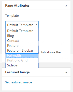 Wordpress fullwidth default 