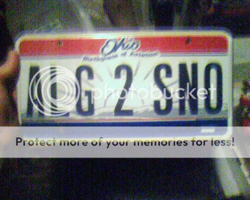 Got new plates ALG2Sno