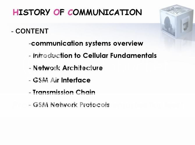 دورة فى ال GSM كاملة ان شاء الله 1 Slide2