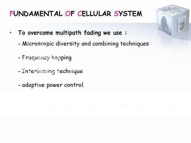 دورة gsm كاملة. Slide48