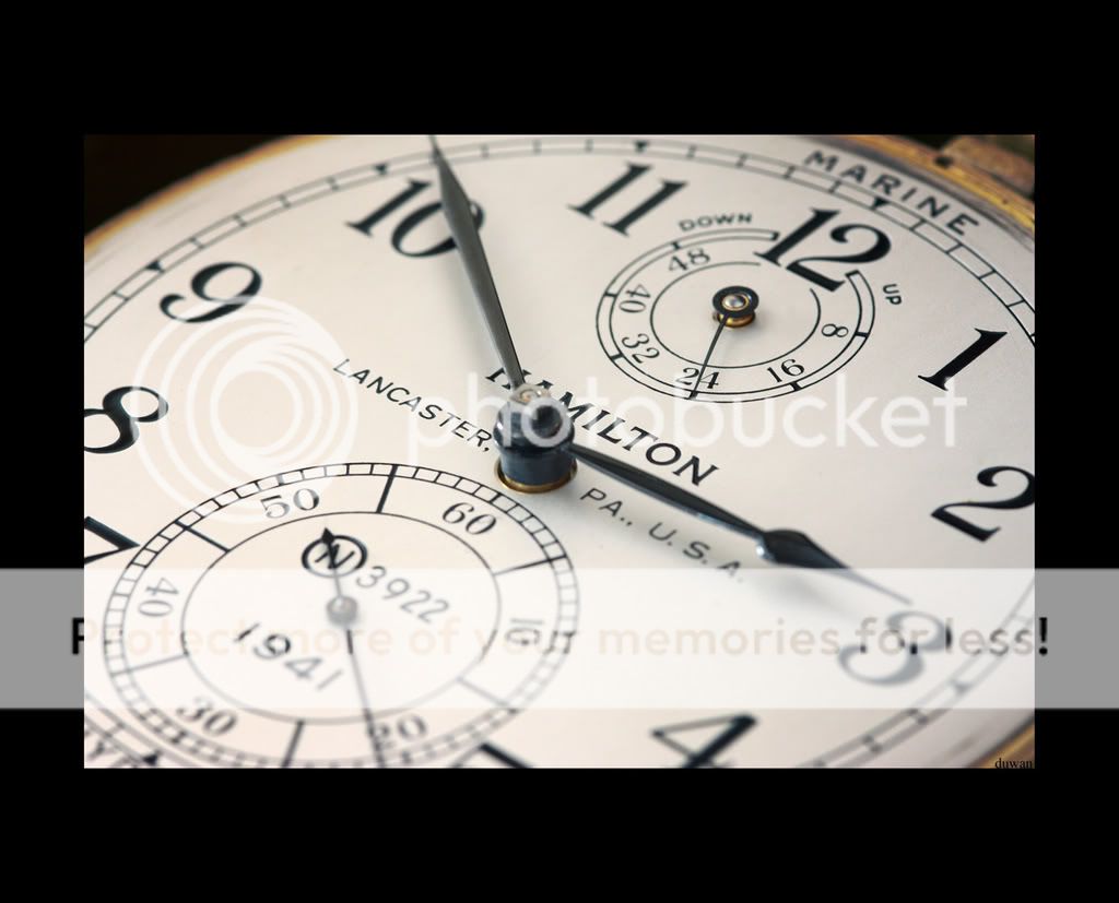 chronometre de marine ww2 - Il a débarqué : Revue d’un Chronomètre de Marine Hamilton de la WW2 H18