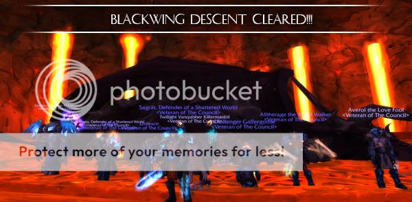Blackwing Descent Cleared! BWDclear