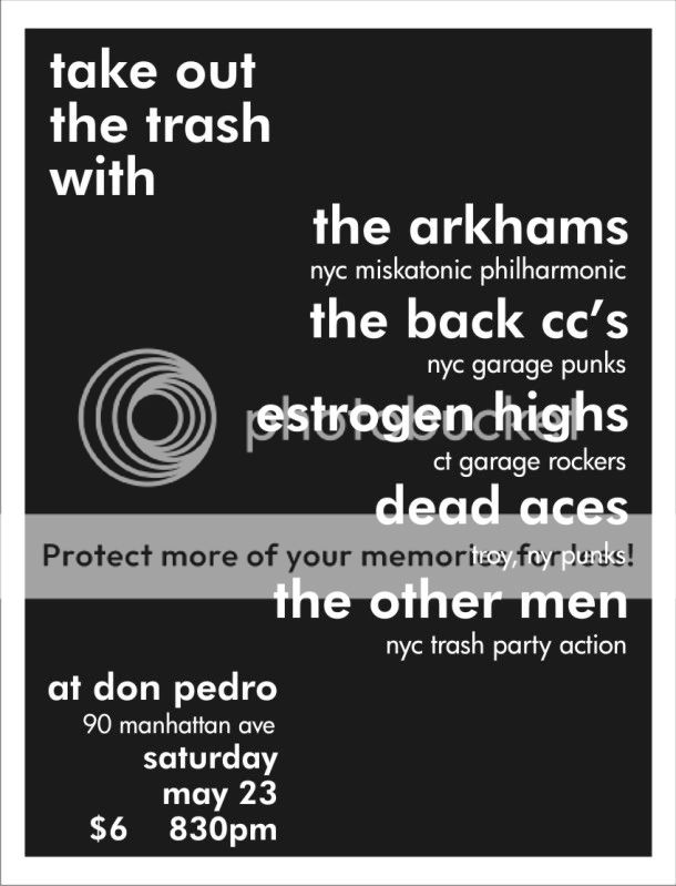 NYC.. My band is playing this Saturday! First_Show_Flyer
