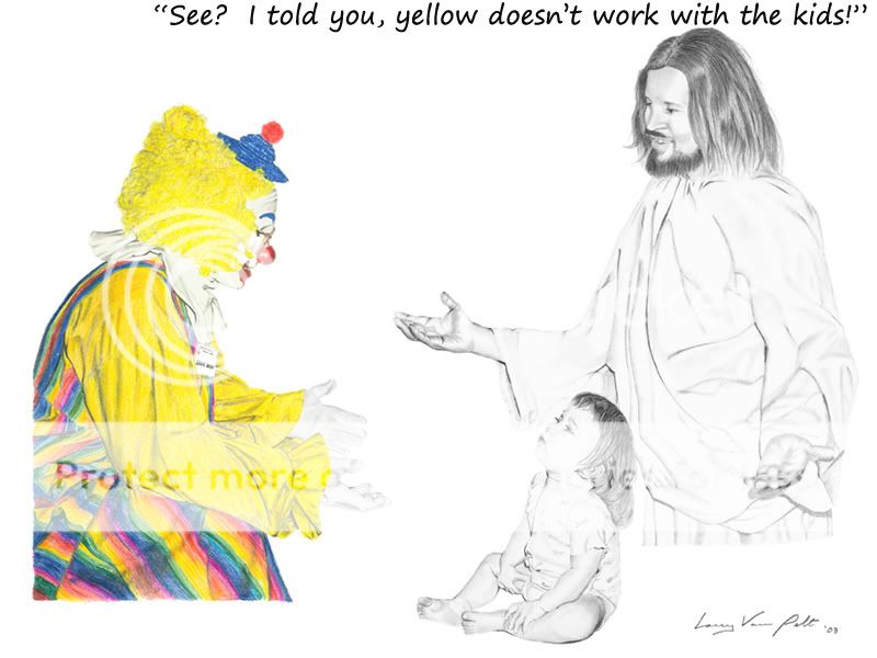 يسوع موجود في كل مكان ((صور )) Clown