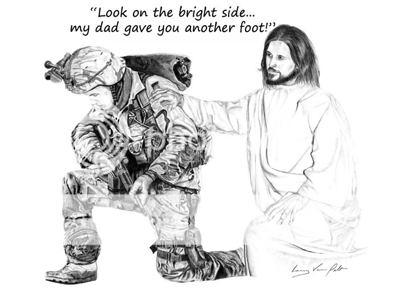 يسوع موجود في كل مكان ((صور )) Soldier