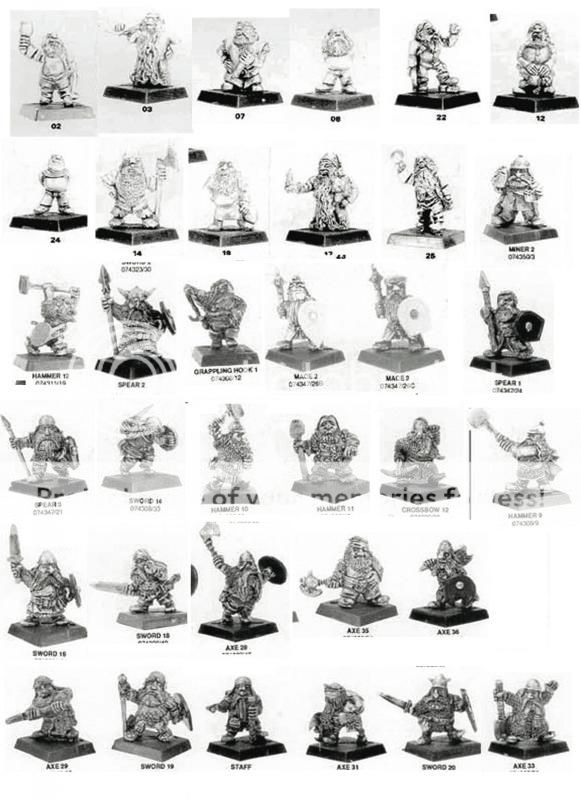 mordheim - W: Unreleased Mordheim, OOP Dwarves ; H: OOP Dwarves, $$$ DwarfMinis-Wanted1