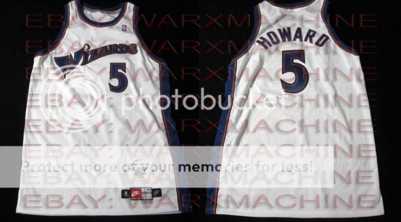 JUWAN HOWARD WASHINGTON WIZARDS NIKE AUTHENTIC PROCUT AUTOGRAPHED 