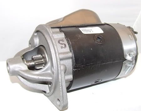 How does this starter motor drive work?