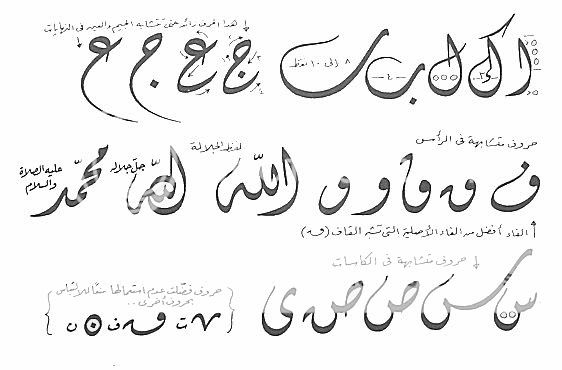انواع الخطوط العربية بالصور 2second