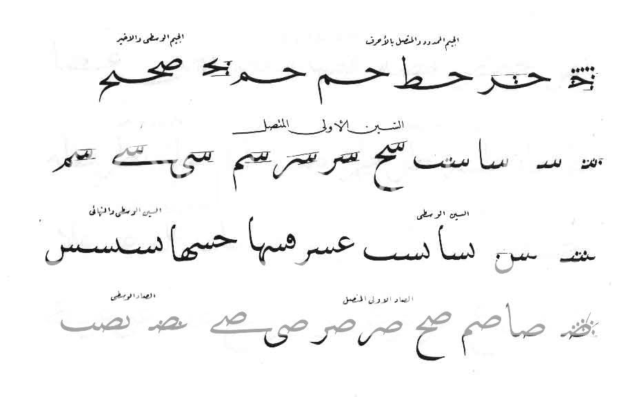 دروس خط النسخ للخطاط هاشم محمد الخطاط 3