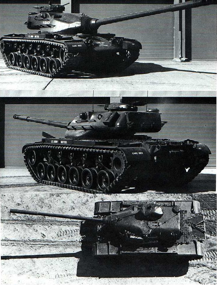 Amerikāņu jaunais 9 līmeņa vidējais tanks T54E2. T54E2-1