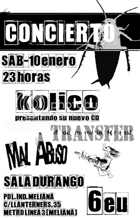 Nuevo CD de Klico Punk Rock desde Valencia! Kolicocartel10ene09jpg