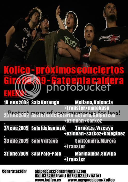 Nuevo CD de Klico Punk Rock desde Valencia! Kolicocartelenerojpg
