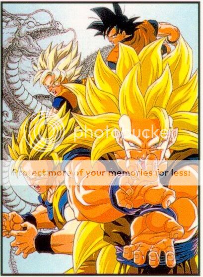 صور لجميع شخصيات دراغون بول Z - gt - AF 4_Forms_of_Goku