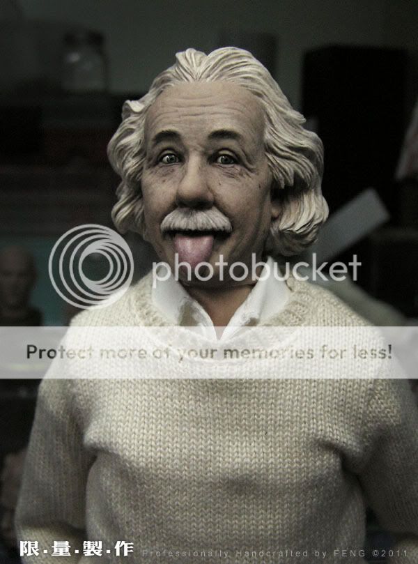 Feng's Studio - Einstein head sculpt 1/6 Alb-a