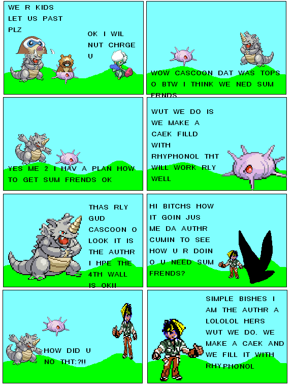 Super duper Cascoon and Rhydon journey!!! (PG-15: some swearing)