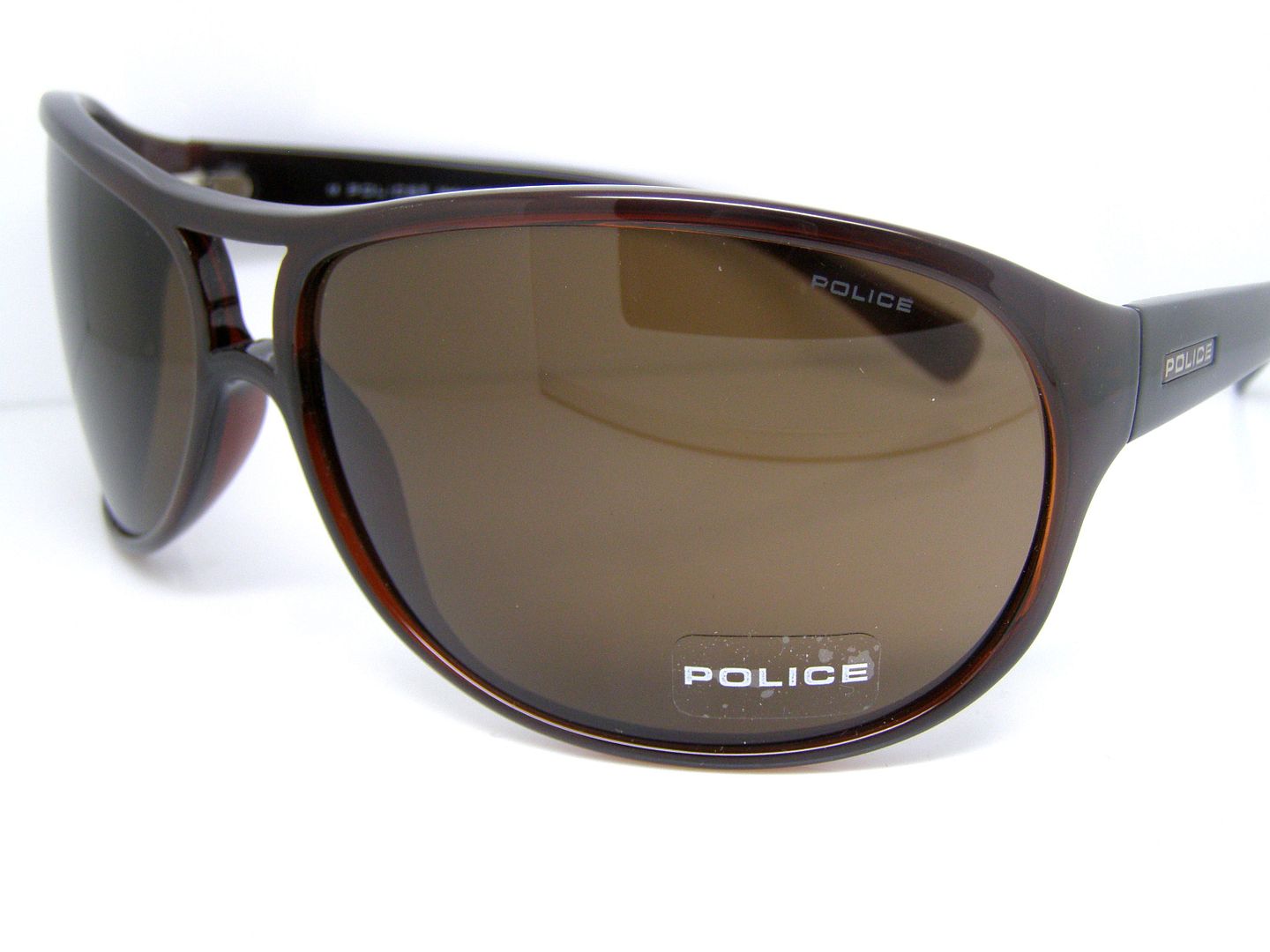 police brown sunglasses