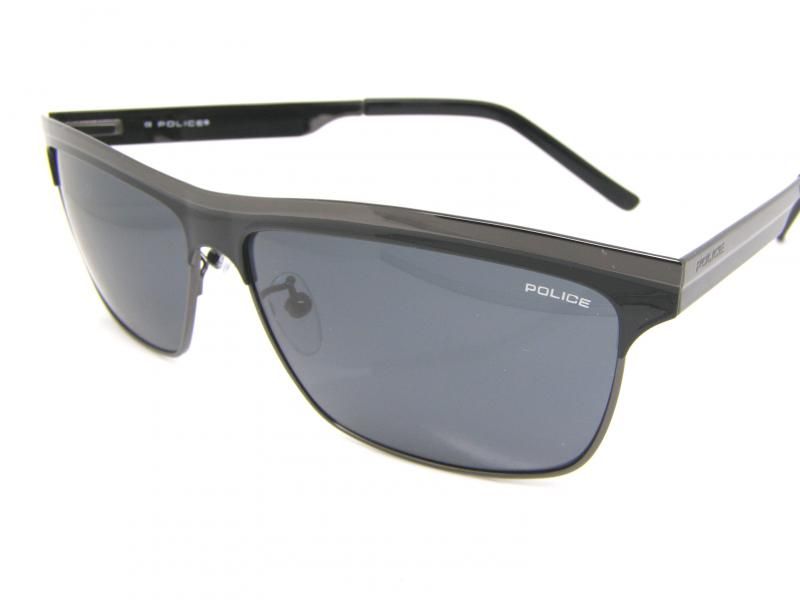 Police Stunning Cool Sunglasses S8665 K59 Black Metal Unisex Accessory Fashion