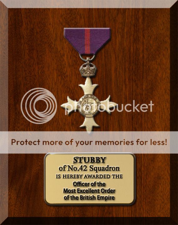 Award: Officer of the Most Excellent Order of the British Empire - Stubby OOBE_Stubby_zpscea9f82e