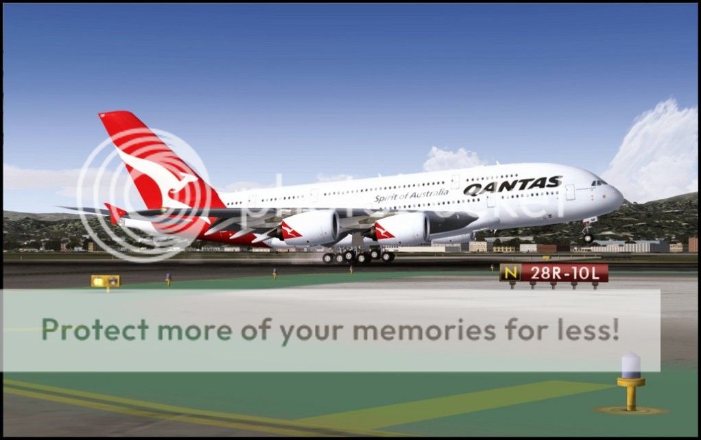 Vôo com a Qantas Fs2004-2012-jul-31-091