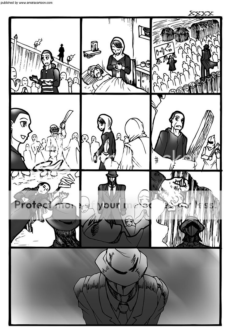 amatacartoon comic #25 update! "P & H Chapter 02" by AIR in summer 40