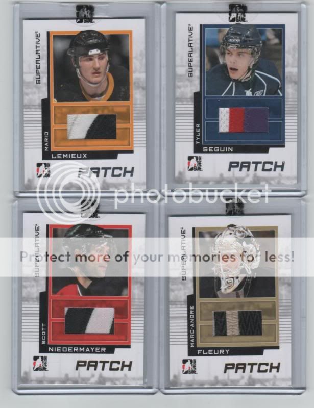 09 10 ITG Superlative Patch Gold Scott Niedermayer /9  