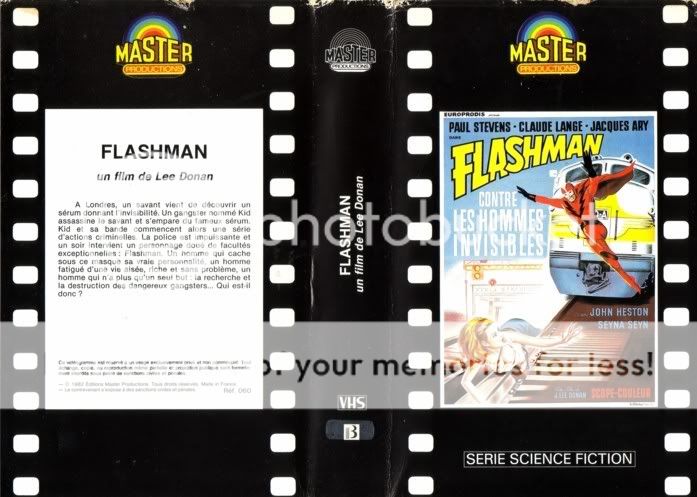 Master productions Flashmanmasterthro