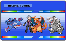 [PokeCommunity.com] What do you think of my Trainer Card?