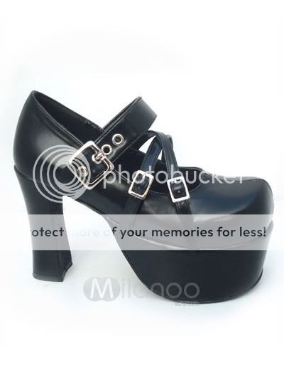 Shoes VK! ¿Cómo los prefieren? 4-Chunky-Heel-Black-PU-Platform-Lol