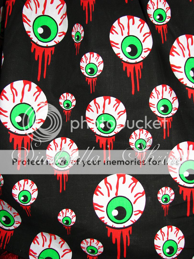 Hell Bunny HALLOWEEN Gore~EyeBaLL~Party Dress GOTH 6 16  