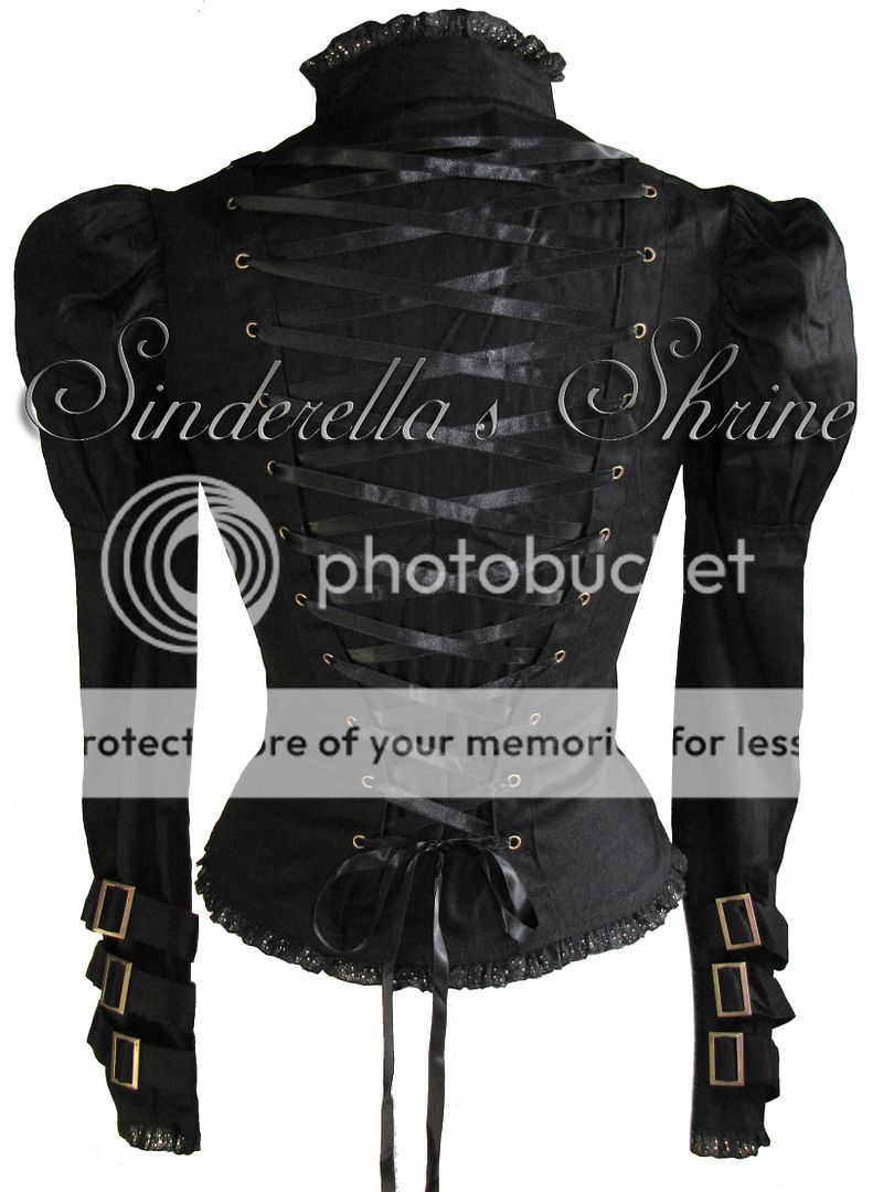 SPIN DOCTOR Open Cleavage~STEAMPUNK~ Corset Jacket GOTH  