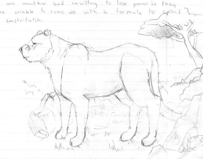Chu's doodles. - Page 2 Lioness